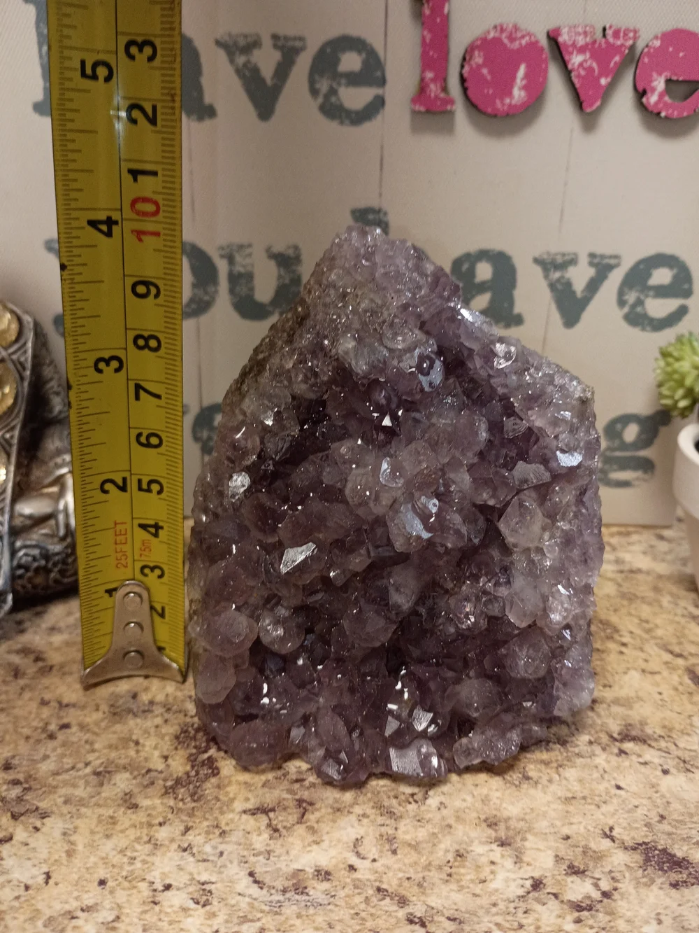Uruguay Amethyst Geode Decorative Accent